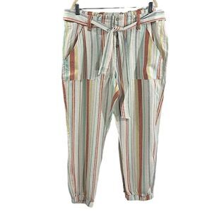 Cato Curvy  Pants Size 14 Linen Blend High Rise